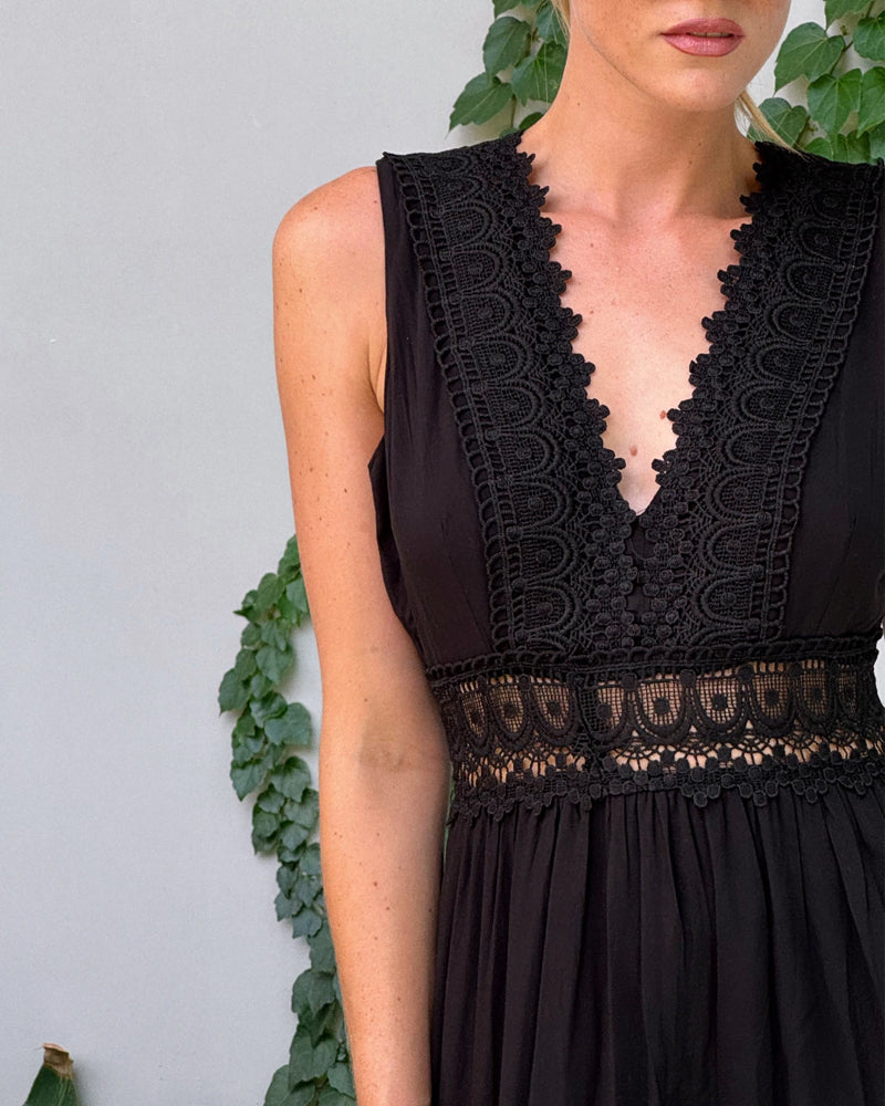 Liv™| Schwarz-Weiß Kleid