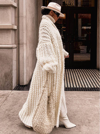 Ivory™| Strickmantel