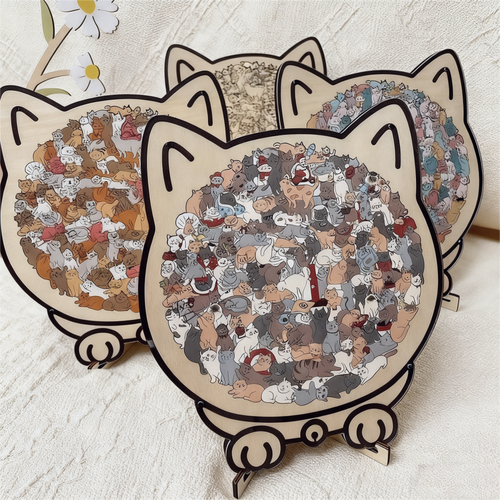 Nyfolk™| 135-teiliges Katzenpuzzle