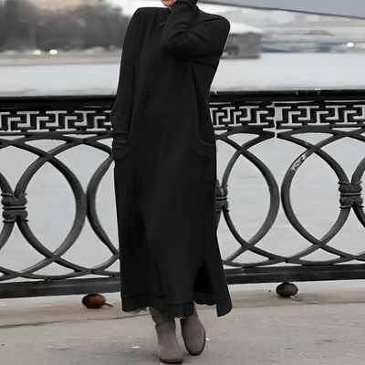Gerda™| Lange Strickkleid