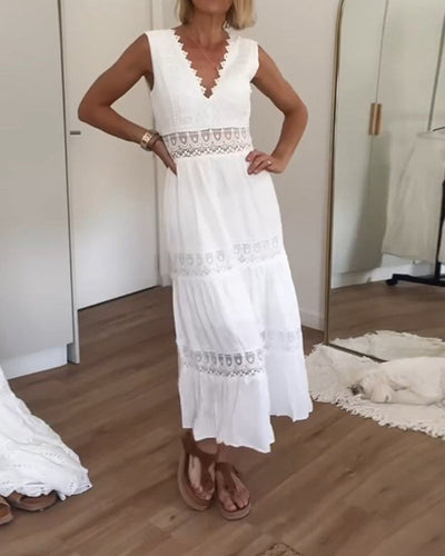 Liv™| Schwarz-Weiß Kleid