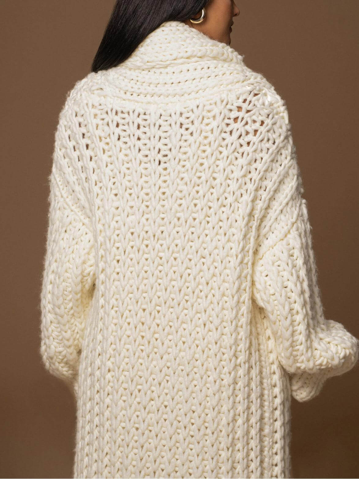 Ivory™| Strickmantel