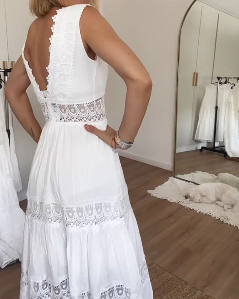 Liv™| Schwarz-Weiß Kleid