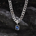 Onyx Blauer Stein