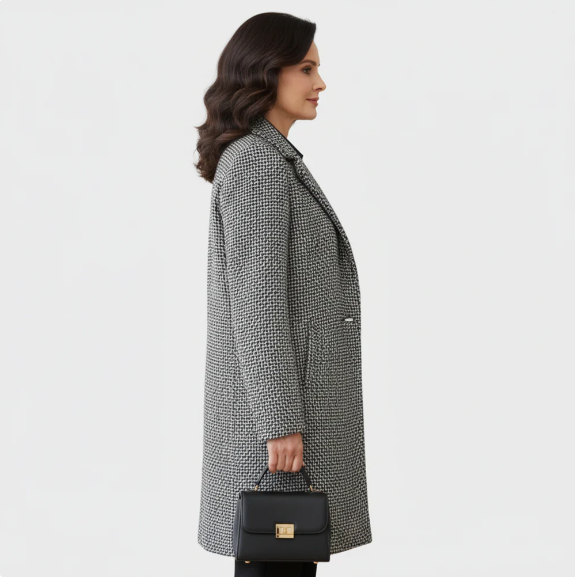 Wendy™ | Langer Stoffmantel
