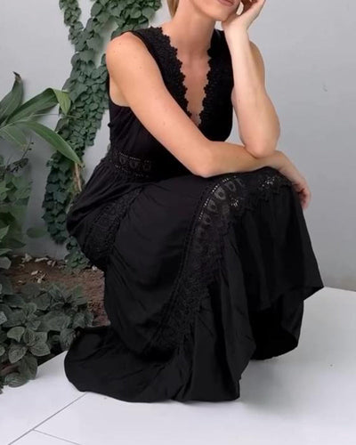 Liv™| Schwarz-Weiß Kleid