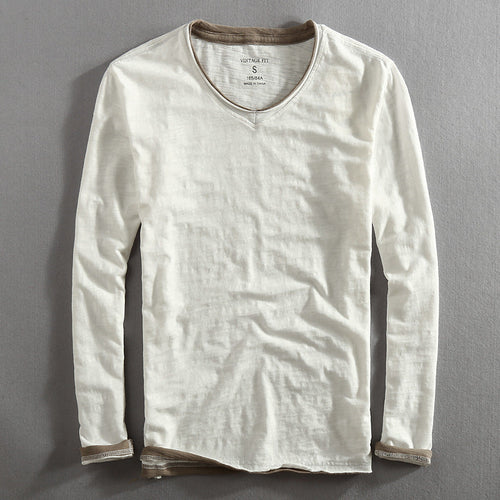 William™ | V-Ausschnitt Langarmshirt