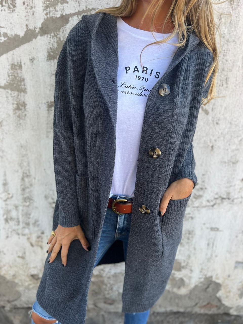 Giselle™| Langer, warmer Cardigan