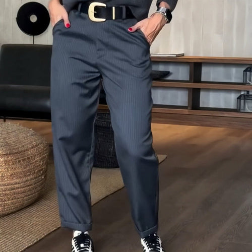 Mathilda™ | Elegante, Figurschmeichelnde Hose mit Streifen