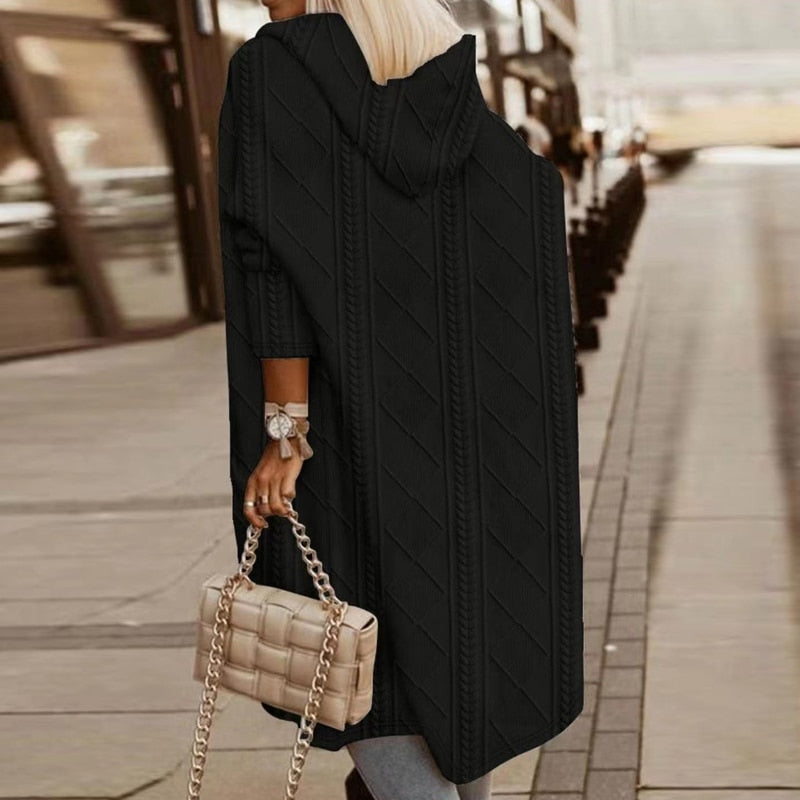 Johani™|Langer, warmer Strickweste